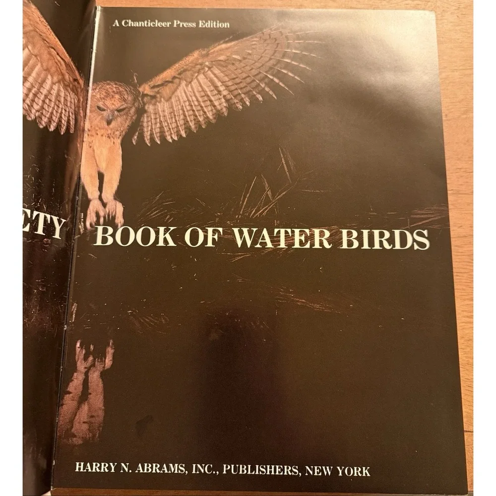 Audubon Society Book of Water Birds 1987 Abrams‎ Les Line